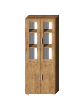 Witryna ANDREA 4D-UNI 80 cm dąb lancelot - kolory