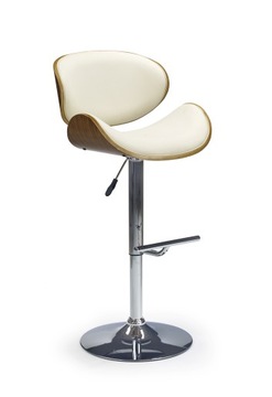H/44 Hoker Kuchenny Barowy Orzech - Kremowy Eco Skóra - Nowoczesny Design