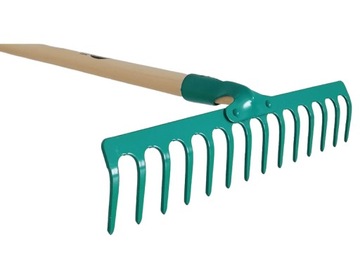 TUCHMET Grabie nitowane 14 zębowe trzonek 1,3 m