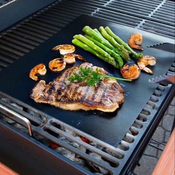 Mata do Grilla Teflonowa Tacka do Grillowania Biamet 40x33 cm 3 szt. Zestaw