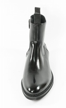 Кожаные черные ботинки челси Trio D131 из фетра R37