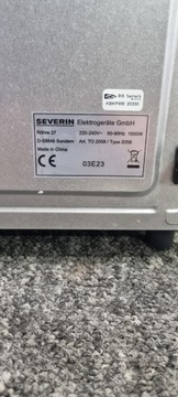 GG230 SEVERIN TO 2058 Мини-духовка 1800Вт ДЕФЕКТ!!!
