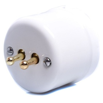 КЕРАМИЧЕСКИЙ ПЕРЕКЛЮЧАТЕЛЬ РЕТРО LOFT, УПРАВЛЯЮЩИЙ ЖАЛЮЗИ