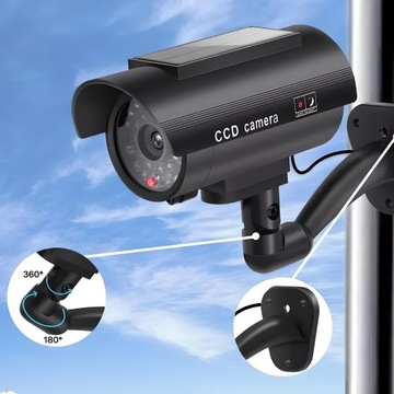 ФУНКЦИОНАЛЬНАЯ КАМЕРА CCTV МИГАЮЩАЯ КАМЕРА С СОЛНЕЧНЫМ СВЕТОДИОДОМ