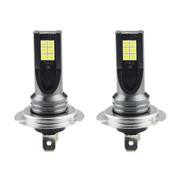 ŻARÓWKI ŚWIATŁA LED H7 MOCNE ŻARÓWKA 6000K 2szt