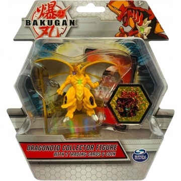 BAKUGAN FIGURKA KOLEKCJONERSKA DRAGONOID + 2 Karty SPIN MASTER