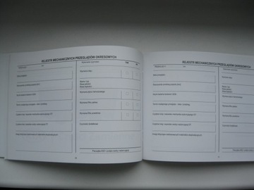 Сервисная книжка KIA 2015 Польша