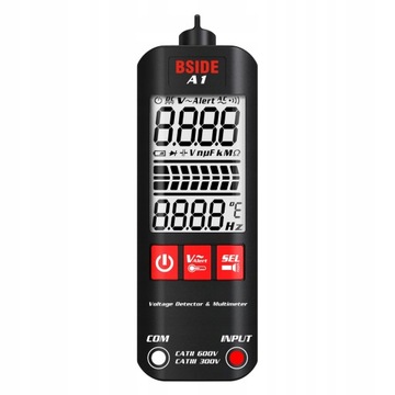 Мини-мультиметр BSIDE A1, цифровой ЖК-тестер
