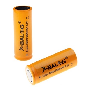 X-BALOG Akumulator 26650 Bateria 4,2V Ogniwo