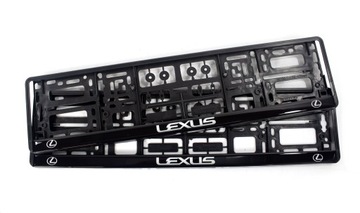 RAMKA TABLICY REJESTRACYJNEJ LEXUS PREMIUM ŻELOWA