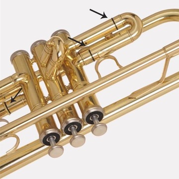 2xTrumpet Części Gumowy O-ring Przeciwszumowy 2 szt