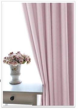 ТЕМНЕЮЩИЕ ШТОРЫ РОЗОВЫЕ 2 ШТ. 140х225 СМ