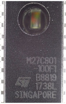 M27C801 UV-память EPROM, 8 Мбит DIP32 OTP