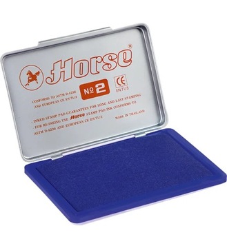 Poduszka do stempli HORSE niebieski 110X70mm