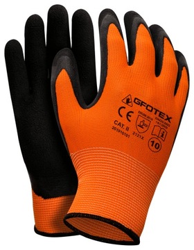 GFOTEX rękawice robocze powlekane lateksem 10 / XL