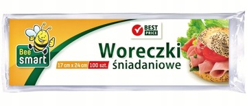 ПАКЕТЫ ДЛЯ ЗАВТРАКА Bee Smart 100 шт PACLAN