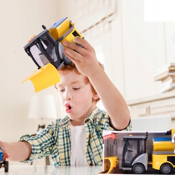 АВТОГРУЗОВИК БУЛЬДОЗЕР ПЛУГ ШЛИФОВАЛЬНЫЙ СВЕТОДИОДНЫЙ ЗВУК