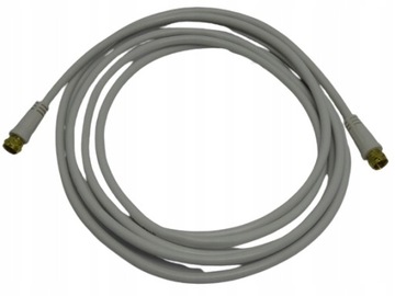 Kabel Quad Shield Coaxial 75Ohm 3m Pozłacane Styki