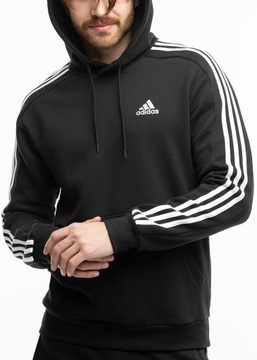 adidas bluza męska sportowa z kapturem Essentials Fleece Hoodie roz. L