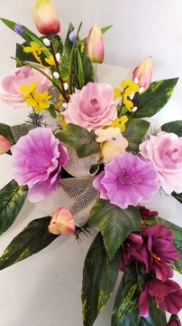 Цветы на могилу ВЕСЕННИЕ новогоднее украшение, искусственные