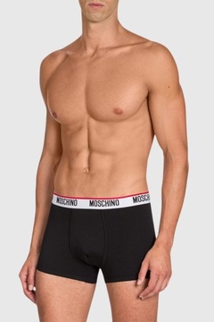 MOSCHINO Męskie czarne bokserki Underwear 2PACK M