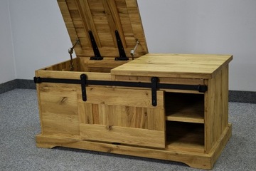 Деревянный сундук ДУБ, дуб, 102x52x48 см