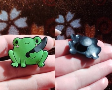 БЕЙНЖ ДЛЯ ОБУВИ CROCS ДЕКОРАЦИЯ FROG FROG 20 ШТ.