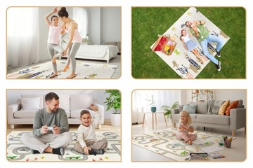 ДЕТСКАЯ РУЧКА XXL С КОВРИКОМ 180x200 см + 4 РУЧКИ И 50 ШАРИКОВ