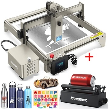 Grawer laserowy ATOMSTACK S20 Pro +pump +Rolka