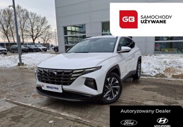 Hyundai Tucson IV SUV 1.6 T-GDI 150KM 2023 Hyundai Tucson Hyundai Tucson 1.6 150KM SMART LED Salon PL Serwis ASO GWA