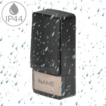 БЕСПРОВОДНОЙ ЗВОНОК ДЛЯ ВОРОТ, БЕЗ БАТАРЕИ, Водонепроницаемый IP44