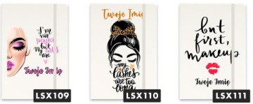 Блокнот Блокнот А5 Белый ДЛЯ СТИЛИСТА ПО РЕСНИЦАМ ИМЯ Модель