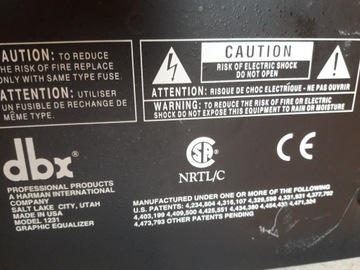 ЭКВАЛАЙЗЕР DBX 1231 2х31 эквалайзер после капитального ремонта