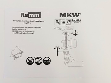 АНТИБАКТЕРИАЛЬНАЯ ДОСКА ДЛЯ CERSANIT EKO K98-0005
