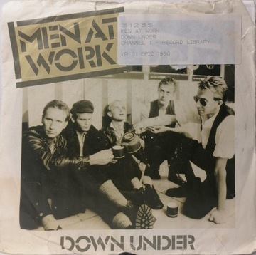 Down Under Men At Work SP EPCA1980 good