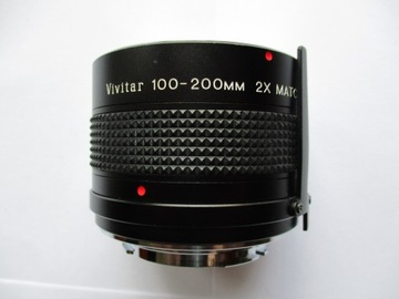 Vivitar 100–200 мм 2X согласованный множитель M/MD