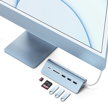 Комбинированный концентратор Satechi USB-C Адаптер-адаптер Imac