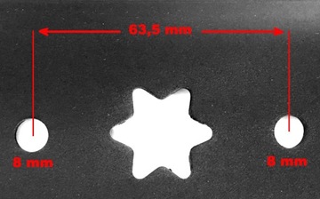 NÓŻ DO MTD 49cm ZBIERAJĄCY DECK F 38cali 96cm