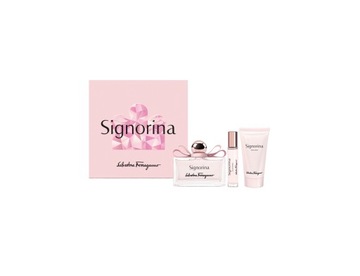 Salvatore Ferragamo Signorina edp 100ml + Mleczko 50ml + edp 10ml