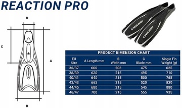 Ласты Cressi Reaction Pro 36-37