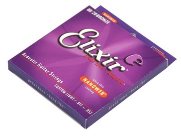ELIXIR 11027 НАНО АКУСТИЧЕСКИЕ СТРУНЫ 11-52