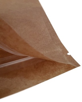 БУМАЖНЫЙ ПАКЕТ DOYPACK с ОКНОМ, МАЛЕНЬКИЙ, 100 мл