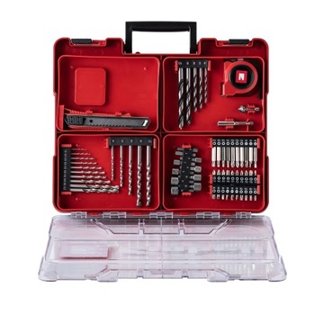 AKUMULATOROWA WIERTARKA UDAROWA + AKCESORIA TE-CD 18/40 Li-i +64 EINHELL