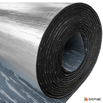 Теплоотражающий экран из алюминиевой пены 9 мм для интерьера 50x100 см