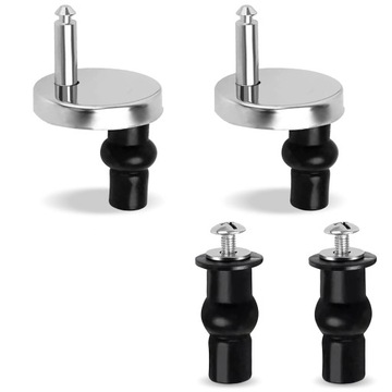 2 ЗАМЕННЫЕ ПЕТЛИ СИДЕНЬЯ ДЛЯ УНИТАЗА, КРЕПЕЖНЫЕ ГАЙКИ, ЖИДКАЯ ПАРА 50 мм