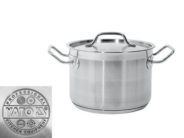 PROFESJONALNY GARNEK Z POKRYWĄ 4,4L INOX YATO