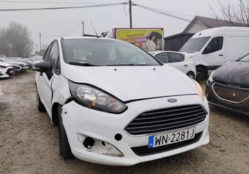 Ford Fiesta VII Hatchback 3d Facelifting 1.5 TDCi 75KM 2016 Ford Fiesta 2016r, 1.5 TDCI. Lekko uszkodzony prawy przod. Jezdzi 1.5