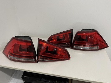 VW GOLF VII 5G0 KOMPLET LAMP TYŁ LEWA PRAWA