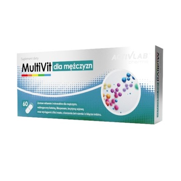 ACTIVLAB MULTIVIT DLA MĘŻCZYZN 60 KAPS WITAMINY