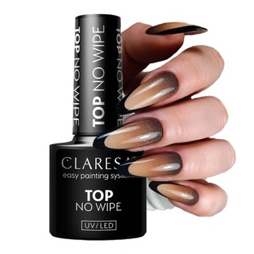 CLARESA lakier Top No Wipe do hybryd 5ml